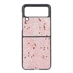 For Samsung Galaxy Z Flip3 5G Glitter PU Leather Phone Case(Pink)