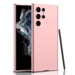 For Samsung Galaxy S22 Ultra 5G GKK Ultra-thin Skin Feel Phone Case with Stylus(Pink)