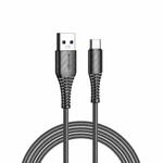 awei CL-69 5A Type-C / USB-C Smart Fast Charging Cable, Length: 1m(Black)