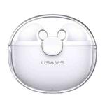 USAMS BU12 TWS Half In-Ear Bluetooth 5.1 Wireless Earphones(White)