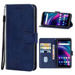 For BLU J9L Leather Phone Case(Blue)