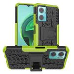 For Xiaomi Redmi Note 11E 5G Tire Texture TPU + PC Phone Case with Holder(Green)