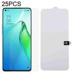25 PCS Full Screen Protector Explosion-proof Hydrogel Film For OPPO Reno8 Pro