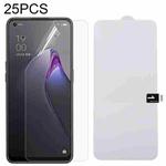 25 PCS Full Screen Protector Explosion-proof Hydrogel Film For OPPO Reno8