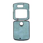 For Motorola Razr 5G Brugg Texture PU+TPU+PC Shockproof Phone Case(Light Green)