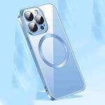For iPhone 13 mini MagSafe Magnetic Phone Case with Lens Film (Sierra Blue)