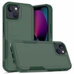 For iPhone 13 PC + TPU Phone Case(Dark Green)