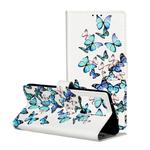 For Galaxy S20 Colored Drawing Marble Pattern Horizontal Flip PU Leather Case with Holder & Card Slots & Wallet(Little Butterflies)