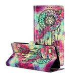 For Galaxy S20+ Colored Drawing Marble Pattern Horizontal Flip PU Leather Case with Holder & Card Slots & Wallet(Butterfly Wind Chimes)