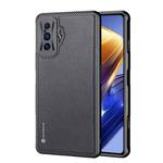 For Xiaomi Poco F4 GT DUX DUCIS Fino Series PU + TPU Phone Case(Black)