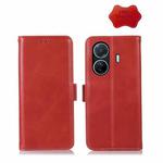 For vivo S15e Crazy Horse Top Layer Cowhide Leather Phone Case(Red)