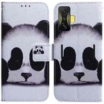 For Xiaomi Poco F4 GT / Redmi K50 Gaming Coloured Drawing Leather Phone Case(Panda)