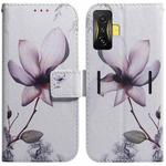 For Xiaomi Poco F4 GT / Redmi K50 Gaming Coloured Drawing Leather Phone Case(Magnolia Flower)
