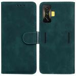 For Xiaomi Poco F4 GT / Redmi K50 Gaming Skin Feel Pure Color Flip Leather Phone Case(Green)