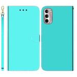 For Motorola Moto G Stylus 4G 2022 Imitated Mirror Surface Leather Phone Case(Mint Green)