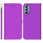 For Motorola Moto G Stylus 5G 2022 Imitated Mirror Surface Leather Phone Case(Purple)