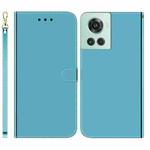 For OnePlus 10R / Ace Imitated Mirror Surface Leather Phone Case(Blue)