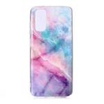 For Galaxy S20 Coloured Drawing Pattern IMD Workmanship Soft TPU Protective Case(Pink Sky)