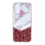 For Galaxy S20 Coloured Drawing Pattern IMD Workmanship Soft TPU Protective Case(Color Matching)