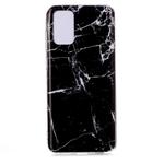 For Galaxy S20+ Coloured Drawing Pattern IMD Workmanship Soft TPU Protective Case(Black)