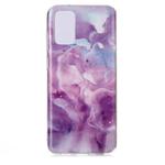 For Galaxy S20 Ultra Coloured Drawing Pattern IMD Workmanship Soft TPU Protective Case(Purple Star)