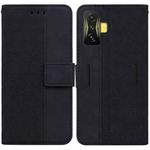 For Xiaomi Poco F4 GT / Redmi K50 Gaming Geometric Embossed Leather Phone Case(Black)