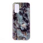 For Galaxy S20 Marble Pattern Soft TPU Protective Case(Brown)