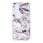 For Galaxy S20 Marble Pattern Soft TPU Protective Case(White)