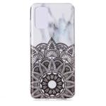 For Galaxy S20+ Marble Pattern Soft TPU Protective Case(Half Flower)