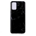 For Galaxy S20+ Marble Pattern Soft TPU Protective Case(Black)