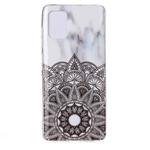 For Galaxy A71 Marble Pattern Soft TPU Protective Case(Half Flower)