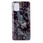 For Galaxy A71 Marble Pattern Soft TPU Protective Case(Brown)