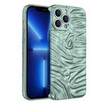 Wave Electroplating TPU Phone Case For iPhone 13 Pro Max(Sierra Blue)