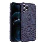 Wave Electroplating TPU Phone Case For iPhone 12 Pro(Matte Black)