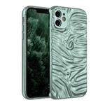 Wave Electroplating TPU Phone Case For iPhone 11(Sierra Blue)