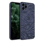 Wave Electroplating TPU Phone Case For iPhone 11 Pro Max(Matte Black)