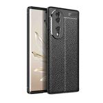 For Honor 70 Litchi Texture Shockproof TPU Phone Case(Black)