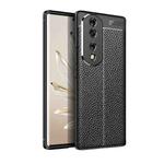 For Honor 70 Pro Litchi Texture Shockproof TPU Phone Case(Black)