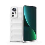 For Xiaomi 12 Pro Magic Shield TPU + Flannel Phone Case(White)