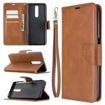 For Xiaomi Redmi K30 Retro Lambskin Texture Pure Color Horizontal Flip PU Leather Case with Holder & Card Slots & Wallet & Lanyard(Brown)