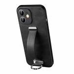 For iPhone 12 SULADA Cool Series PC + Leather Texture Skin Feel Shockproof Phone Case (Black)