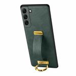 For Samsung Galaxy S22 5G SULADA Cool Series PC + Leather Texture Skin Feel Shockproof Phone Case(Green)