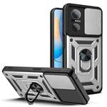 For Huawei nova 9 SE Sliding Camera Cover TPU + PC Phone Case(Silver)