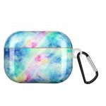 Painted Plastic Wireless Earphone Protective Case For AirPods Pro(Starry Sky Marble)