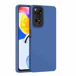For Xiaomi Redmi Note 11 Global / Note 11S Lens Protection Skin Feel TPU Phone Case(Sapphire Blue)