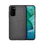 For Huawei Honor V30 Shockproof Cloth Texture PC + TPU Protective Case(Black)