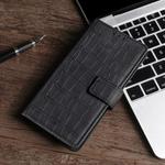 For Google Pixel 7 5G Skin Feel Crocodile Magnetic Clasp Leather Phone Case(Black)