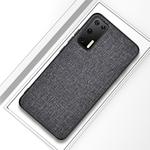 For Huawei P40 Shockproof Cloth Texture PC + TPU Protective Case(Silver Ash)