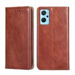 For OPPO Realme&#160;9i/A36&#160;4G/A96&#160;4G/K10&#160;4G/A76&#160;4G Pure Color Magnetic Leather Phone Case(Brown)