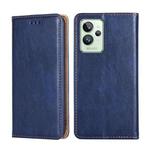For OPPO Realme GT2 Pro Pure Color Magnetic Leather Phone Case(Blue)